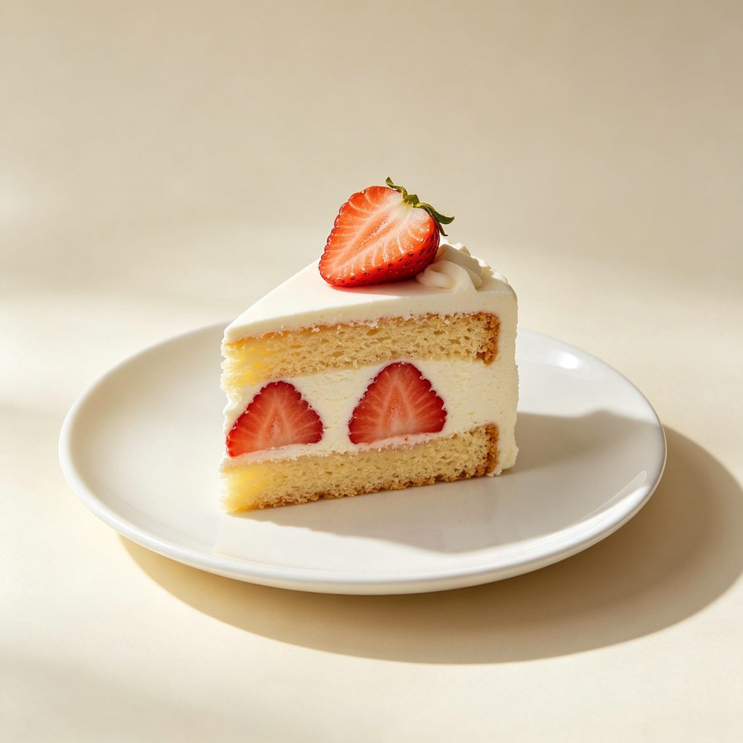 Strawberry shortcake recipe card example